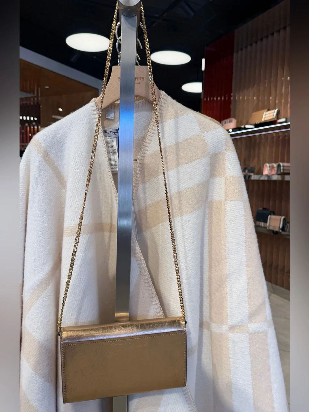 Burberry hannah lamé